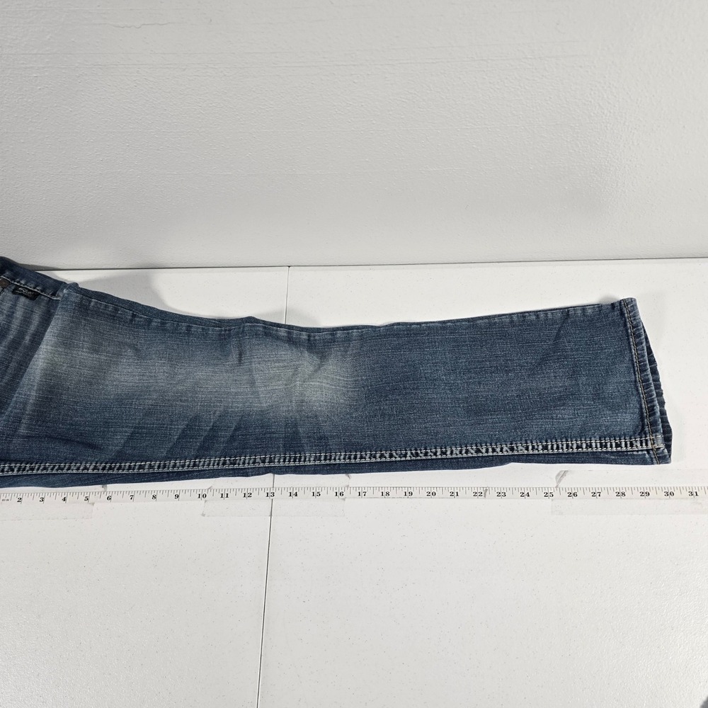 Silver Jeans Co Suki Mid Slim Boot Jeans W29 L31 Blue Super Stretch L93616SJL219 - Picture 5 of 11